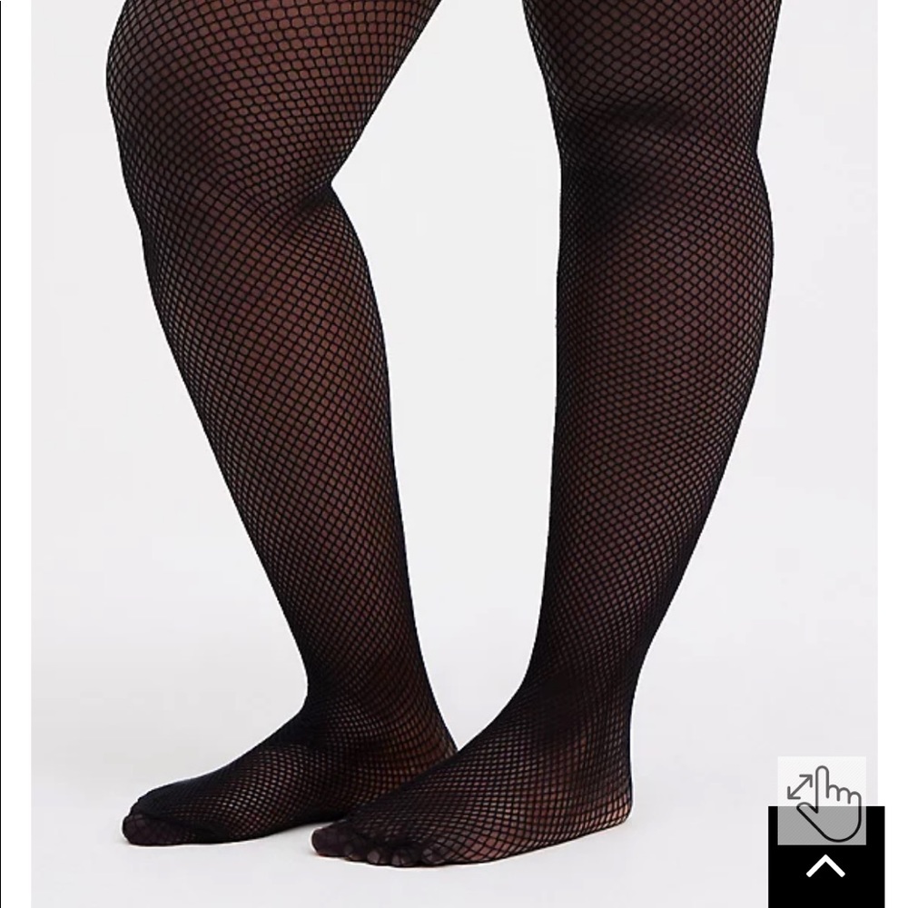 TORRID BLACK FISHNET TIGHTS